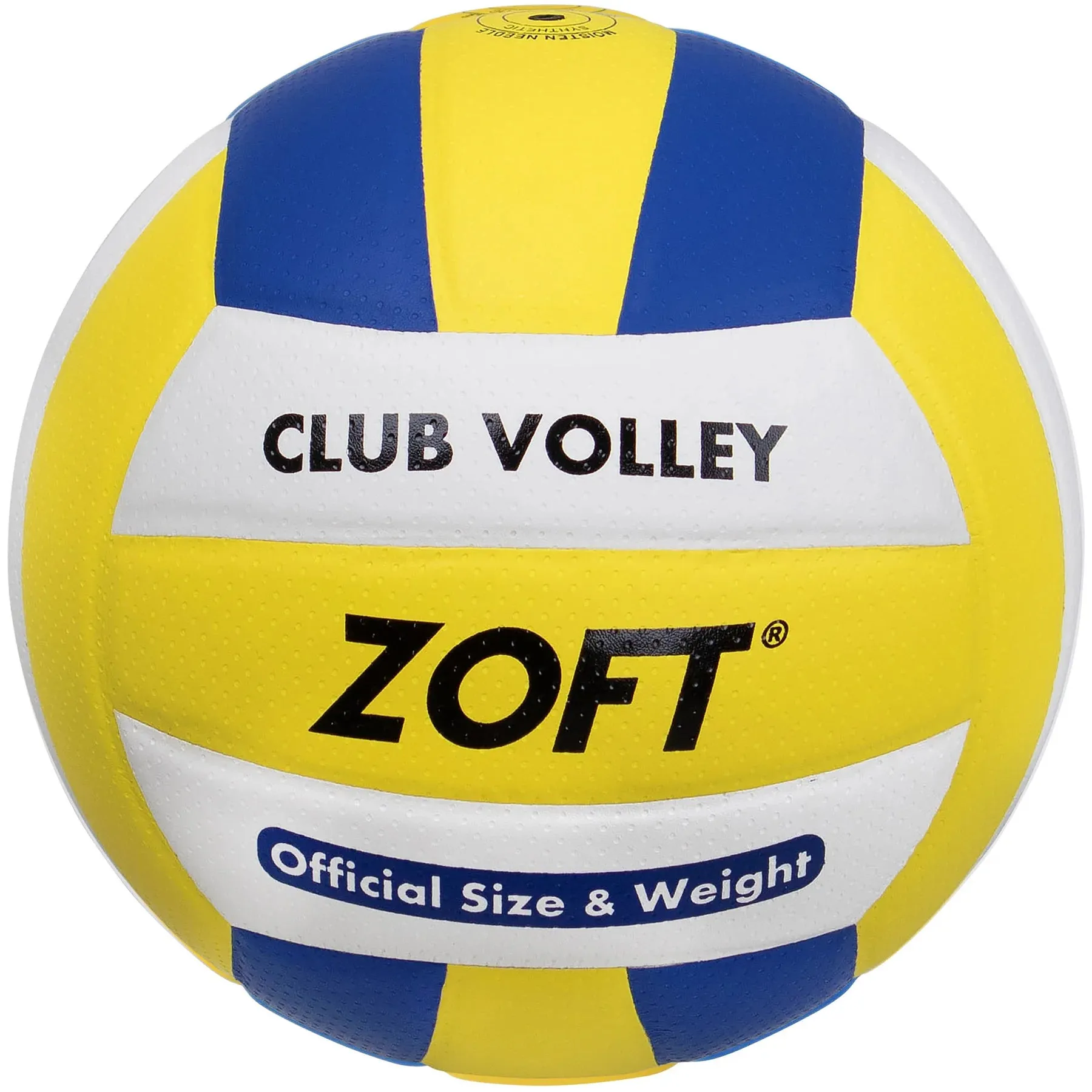 Zoft Official Club Size and Weight Volleyball | 10 Pack