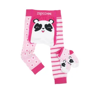 Zoocchini Legging & Sock Set - Panda